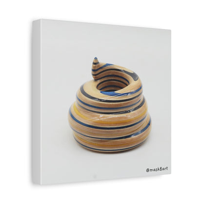 SK8POOP Sculpture / Matte Canvas, Stretched, 1.25"