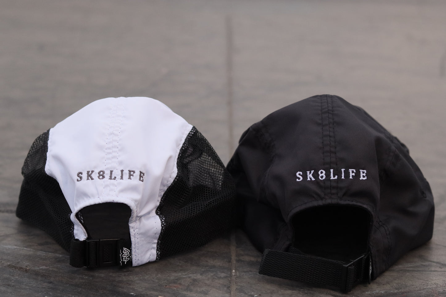 SK8LIFE CAP / BLACK & WHITE