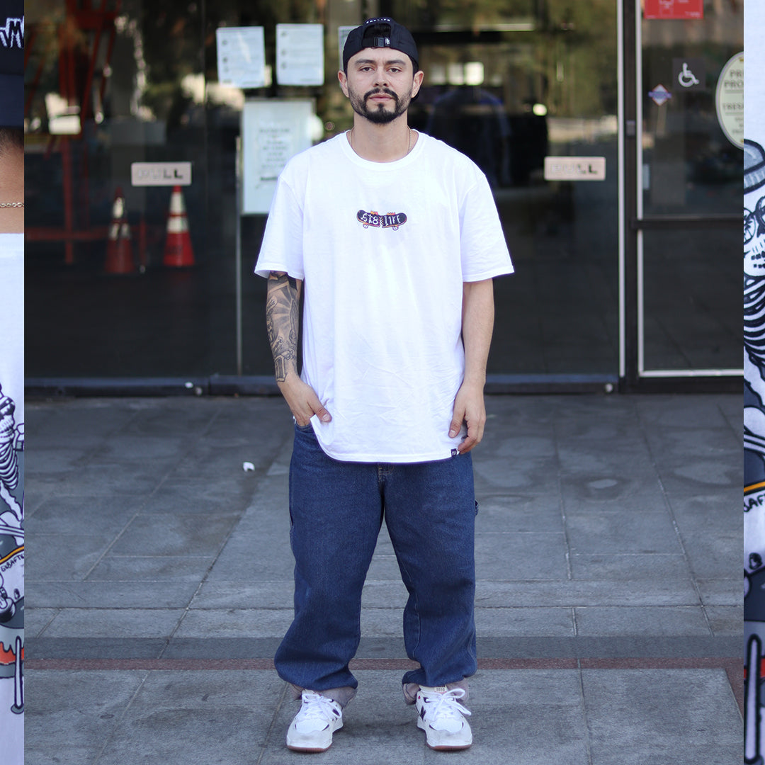 SK8LIFE White tee