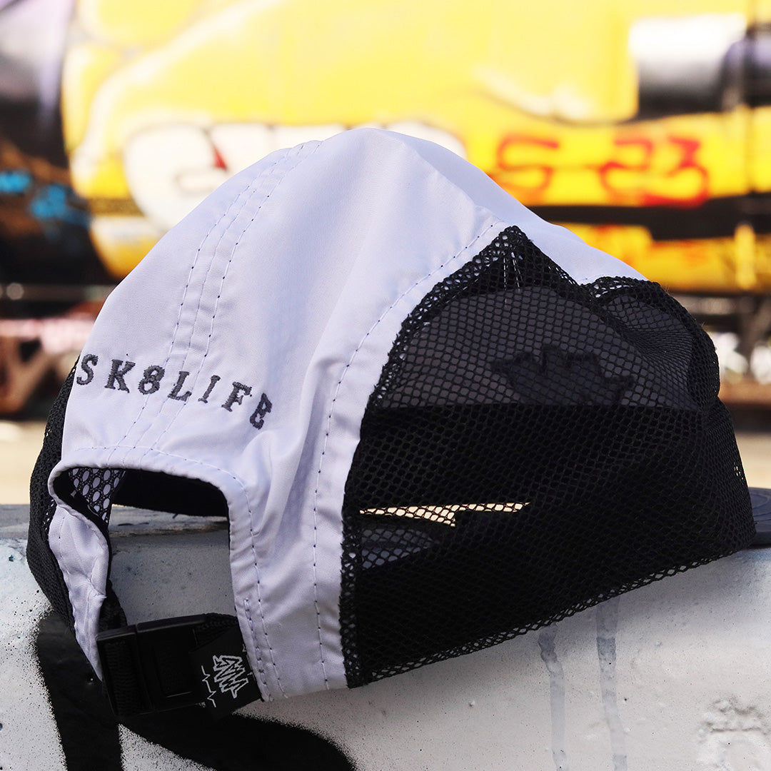 SK8LIFE CAP / BLACK & WHITE