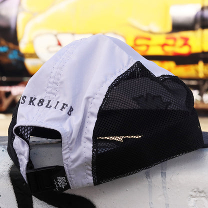SK8LIFE CAP / BLACK & WHITE