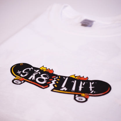 SK8LIFE White tee